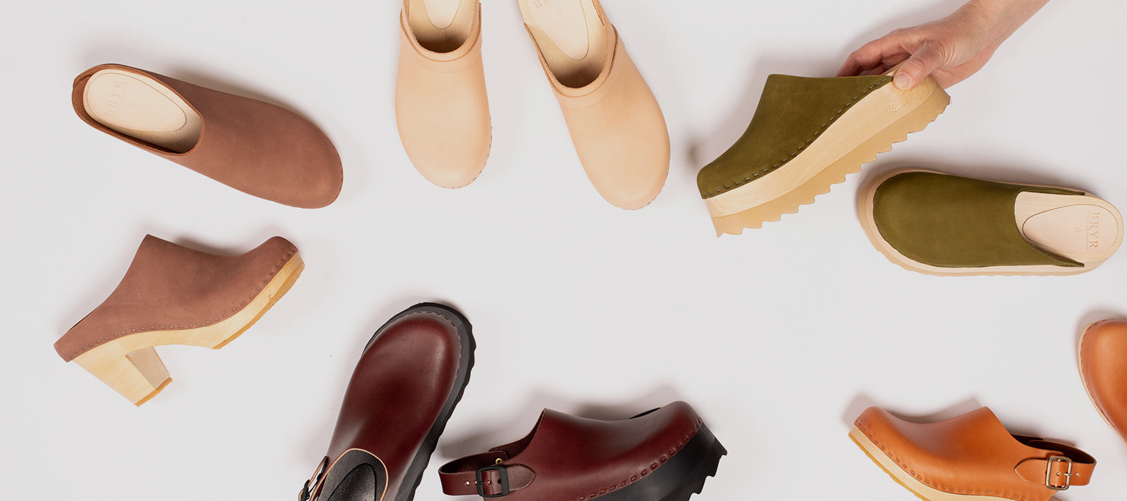 Web banner showcasing Bryr Studio’s best-selling products with a trendy overlay
