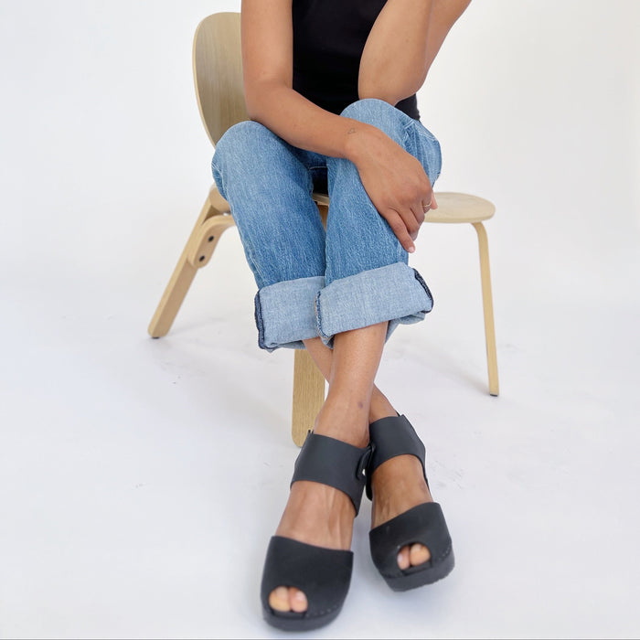 Miranda in Monochrome black- final sale Shoes Clog