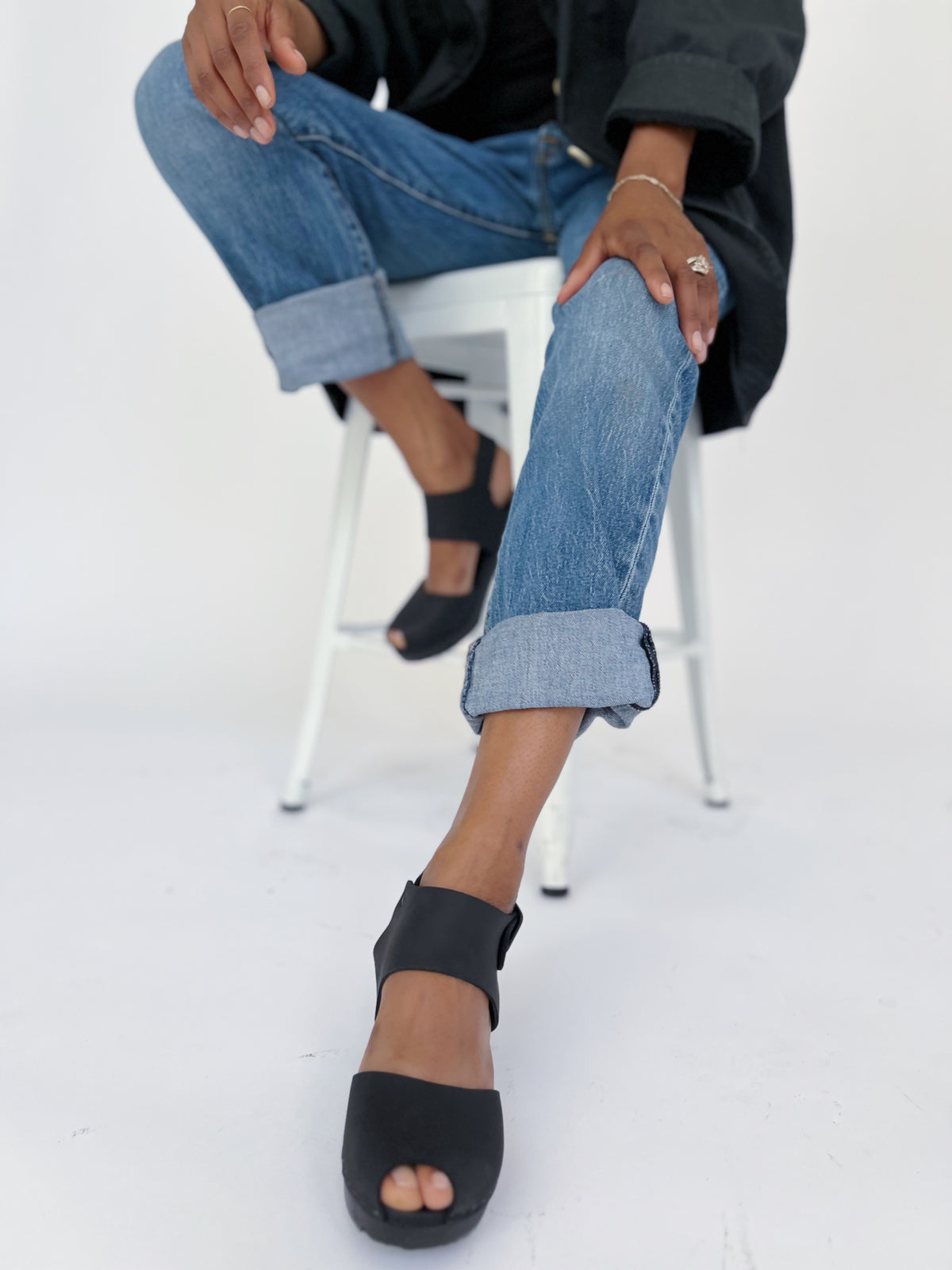 Miranda in Monochrome black- final sale Shoes Clog