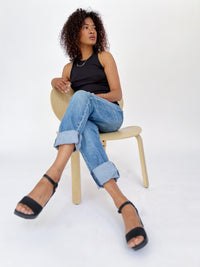 Rachel in Monochrome black Shoes Clog
