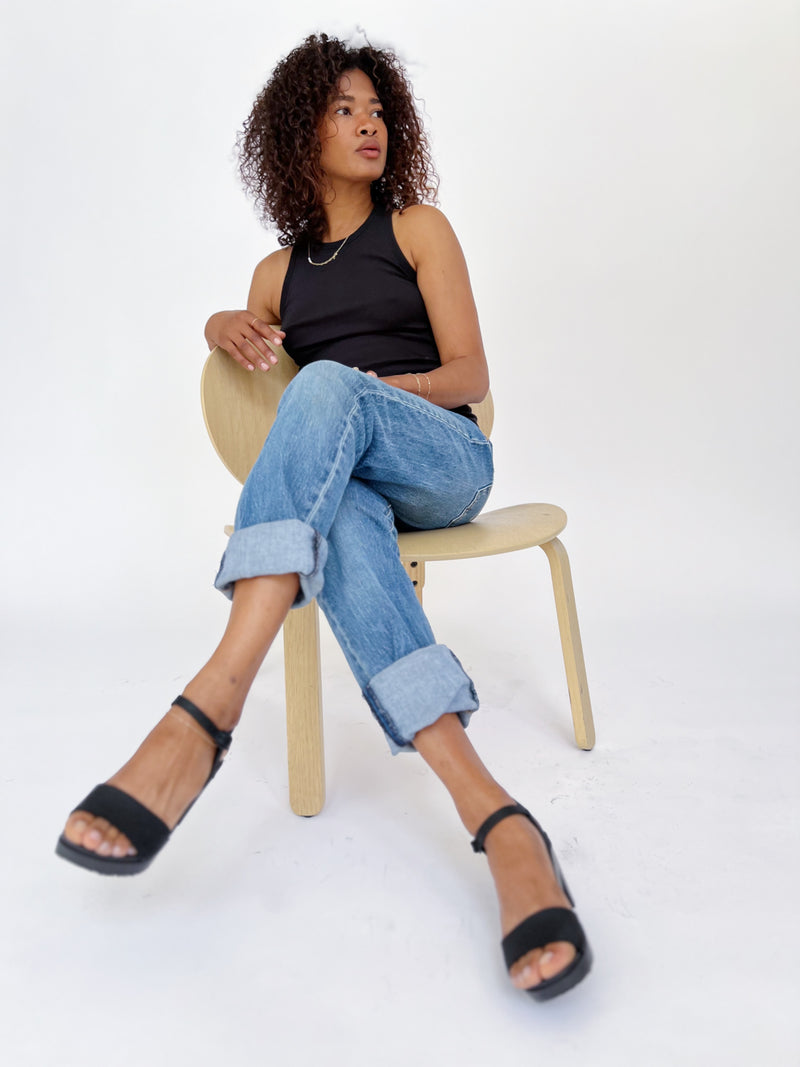 Rachel in Monochrome black Shoes Clog