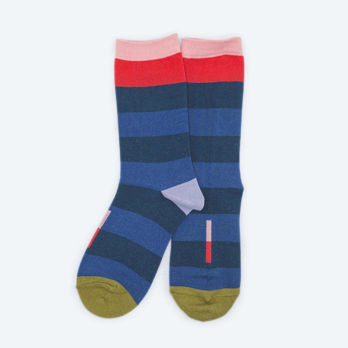 Stripe Socks in Blue