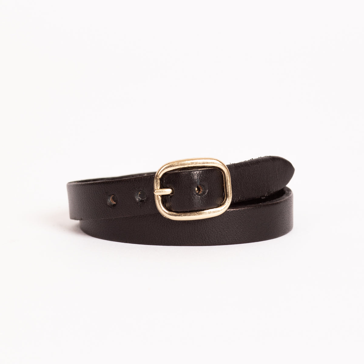 Black Leather Friendship Bracelet
