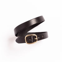 Black Leather Friendship Bracelet