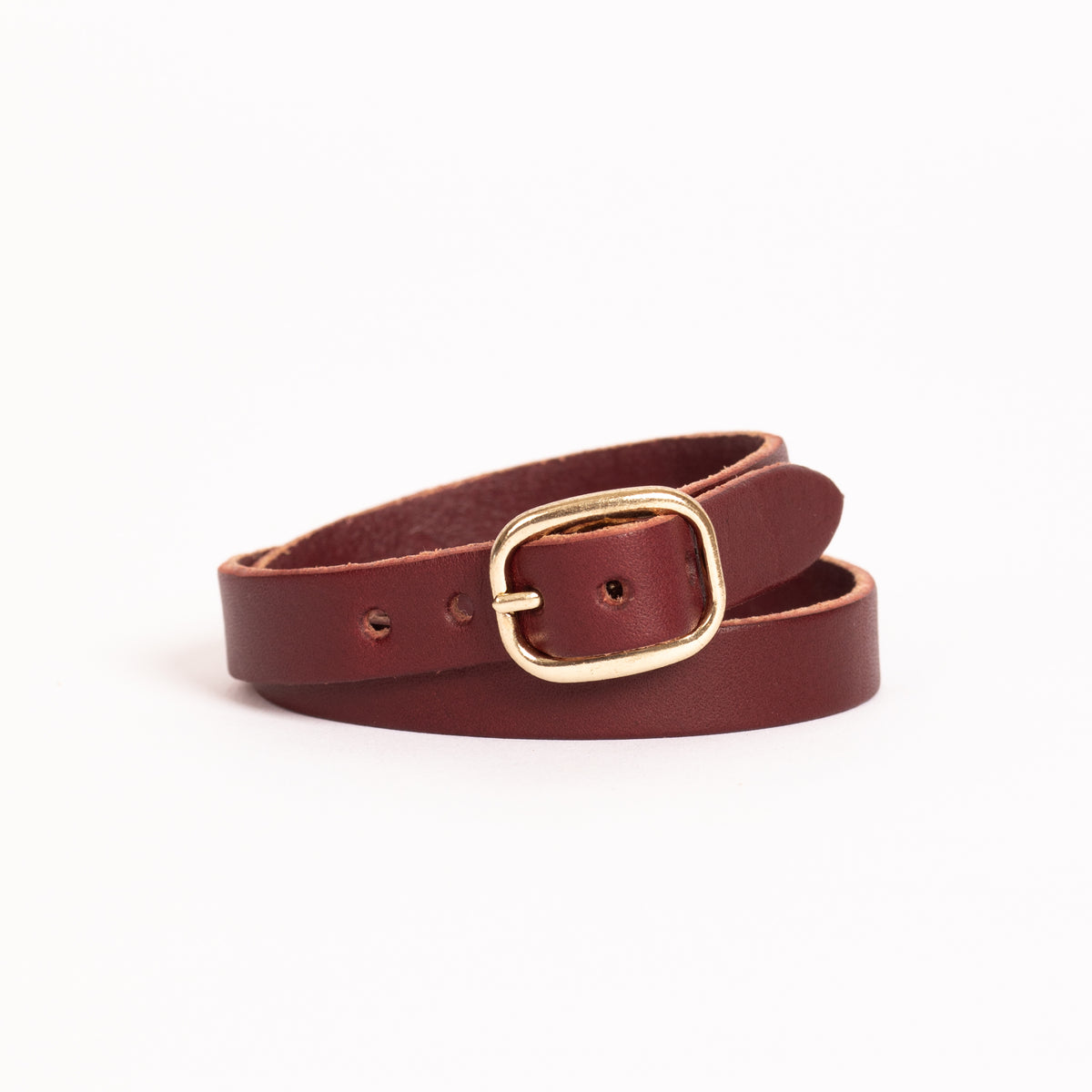 Oxblood Leather Friendship Bracelet