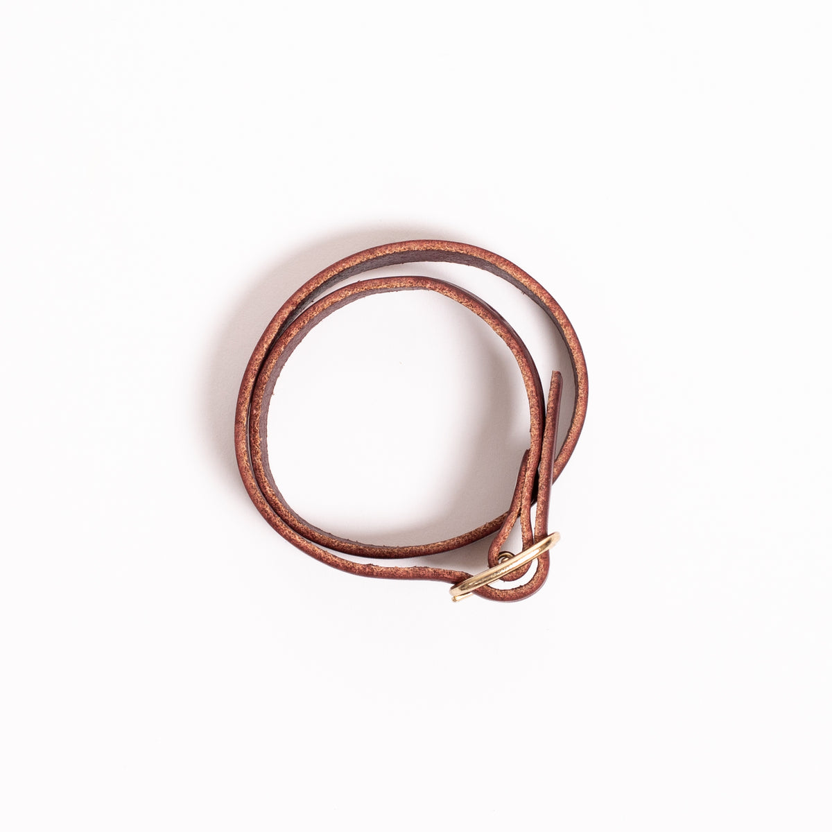 Oxblood Leather Friendship Bracelet