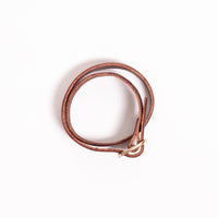 Oxblood Leather Friendship Bracelet