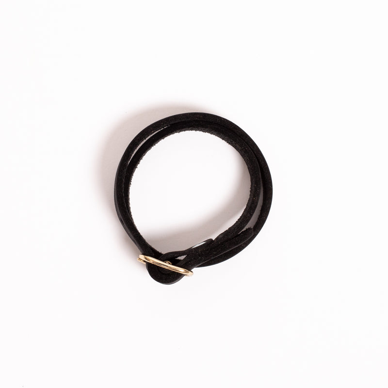 Coal Nubuck Friendship Bracelet