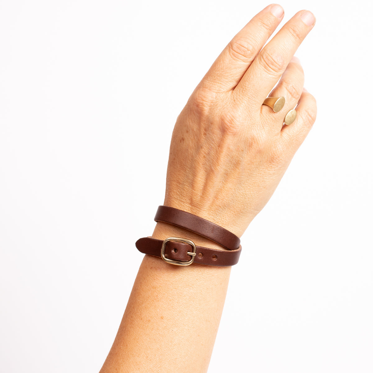Coffee leather Friendship Bracelet