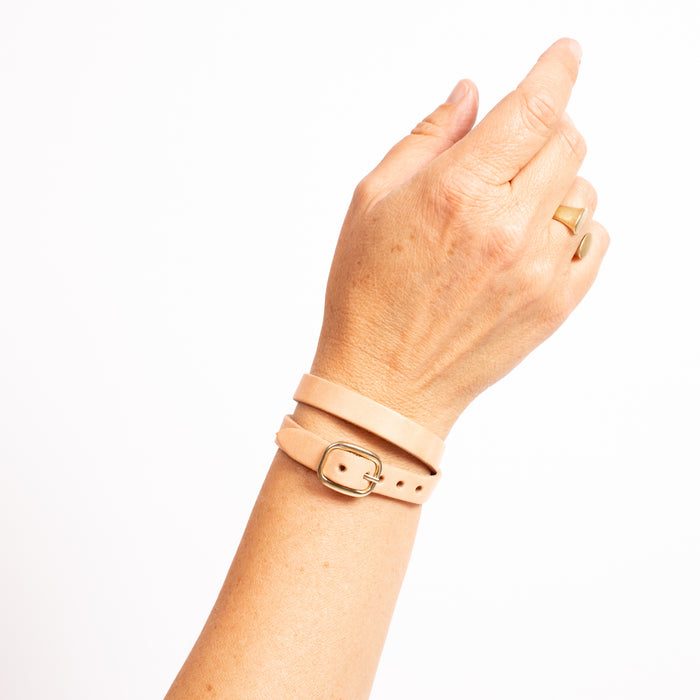 Natural Leather Friendship Bracelet