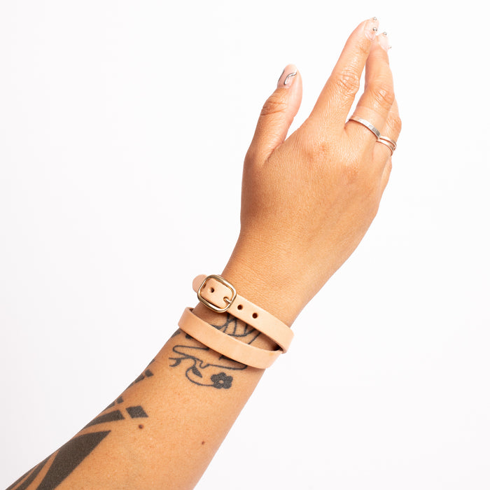 Natural Leather Friendship Bracelet