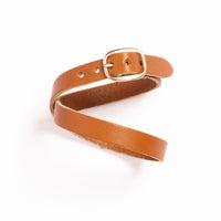 Whiskey Leather Friendship Bracelet