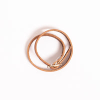 Whiskey Leather Friendship Bracelet