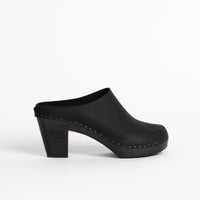 Chloe High Heel in Monochrome Black - Final Sale