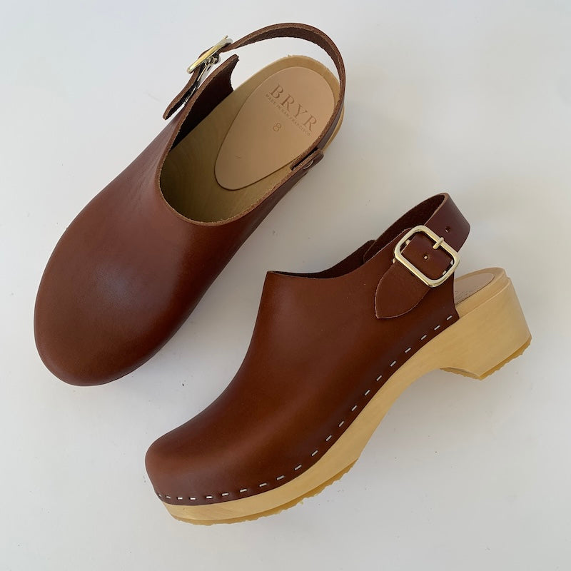 Ellie Worker in Sienna (RTS) Shoes Clog
