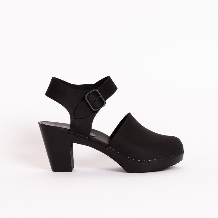Emma high heel in Monoblack - Final sale