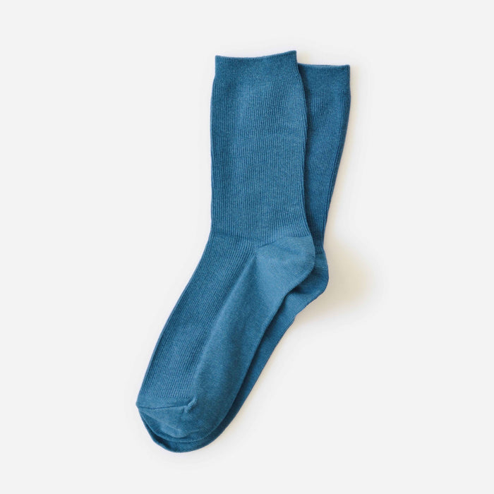 Everyday Cotton Socks in Nordic Blue