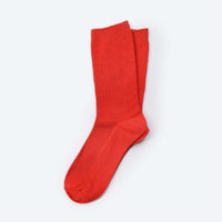 Scarlet Thin Cotton Socks