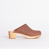 Gabe Block Heel in Adobe - Final sale