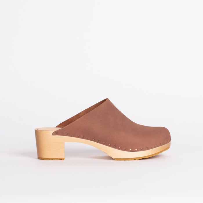 Gabe Block Heel in Adobe - Final sale