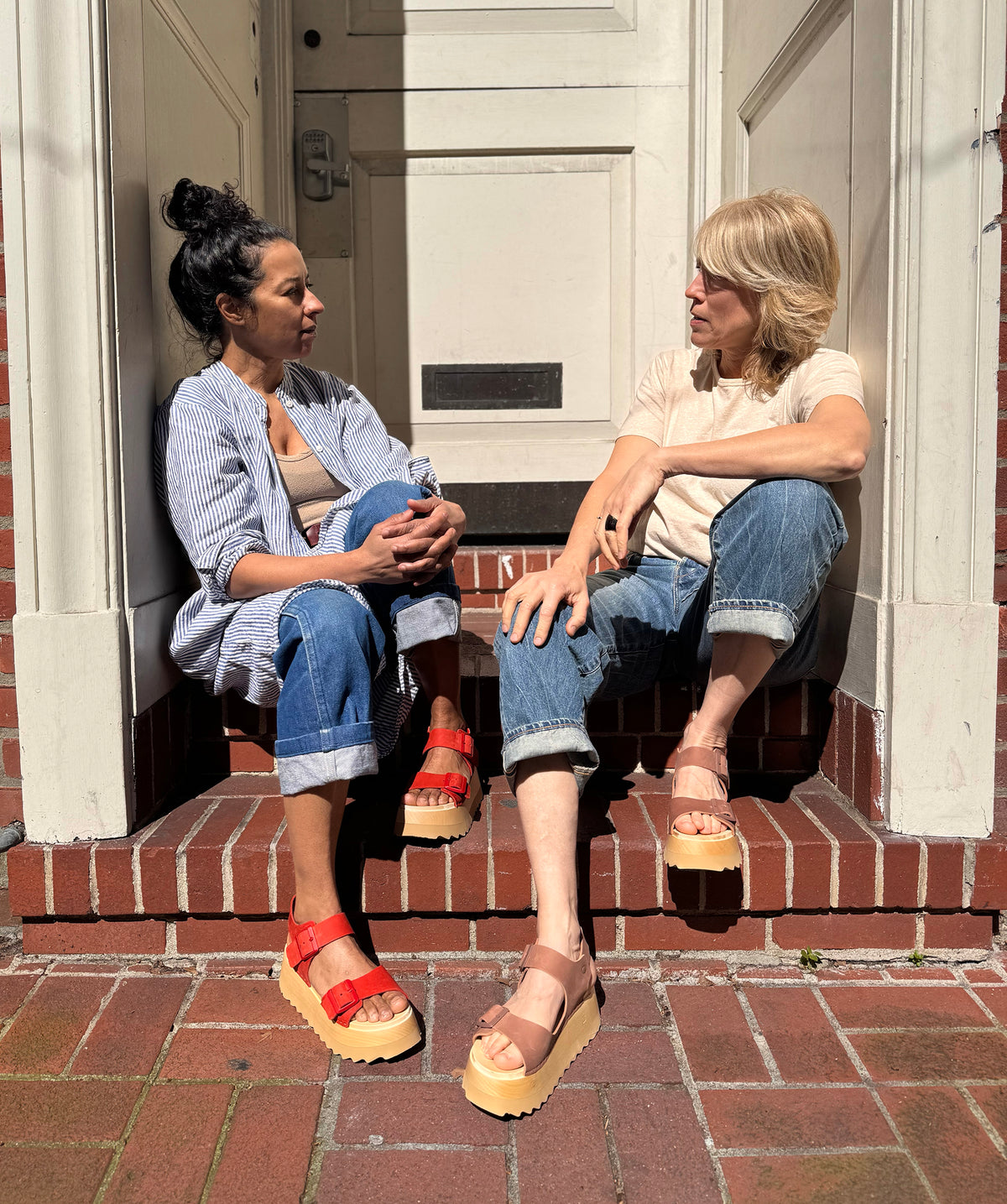 Gigi Sandal in Poppy - Final sale