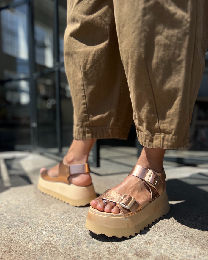 Gigi Sandal in Rose Gold - Final Sale