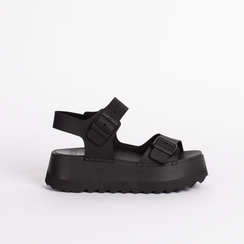 Gigi Sandal in Monochrome Black - Final sale