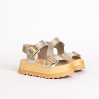 Gigi Sandal in White Gold - Final sale