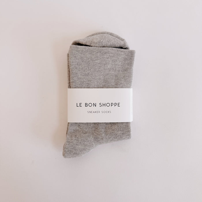 Sneaker Socks in Heather Grey