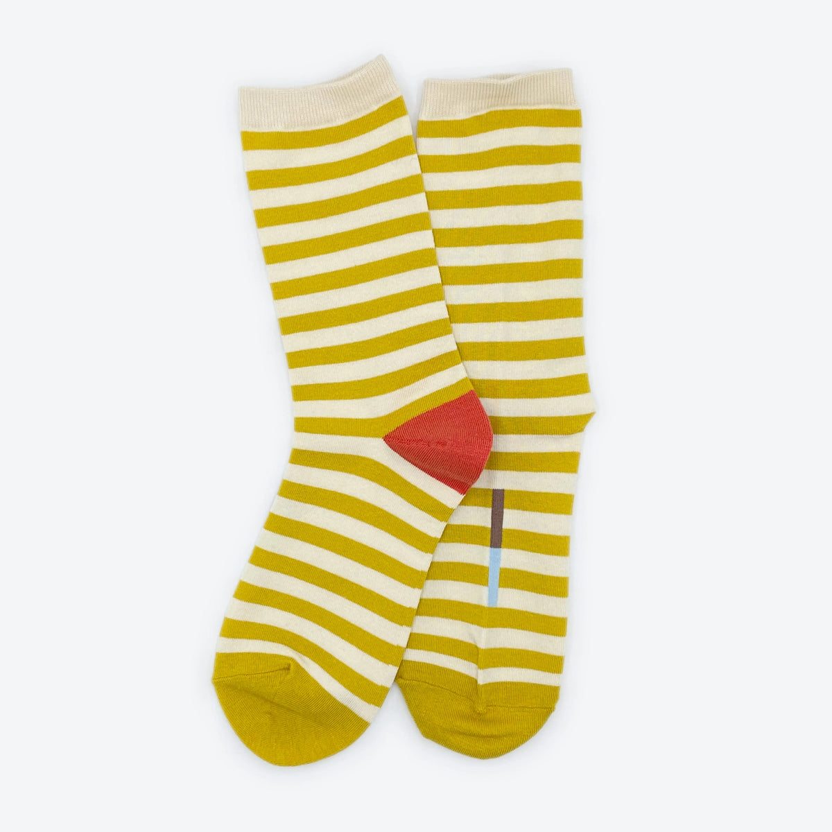 Stripe Socks in Chartreuse