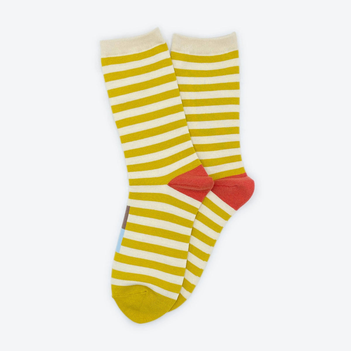 Stripe Socks in Chartreuse