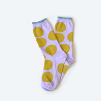 Big Dot Lavender Sock