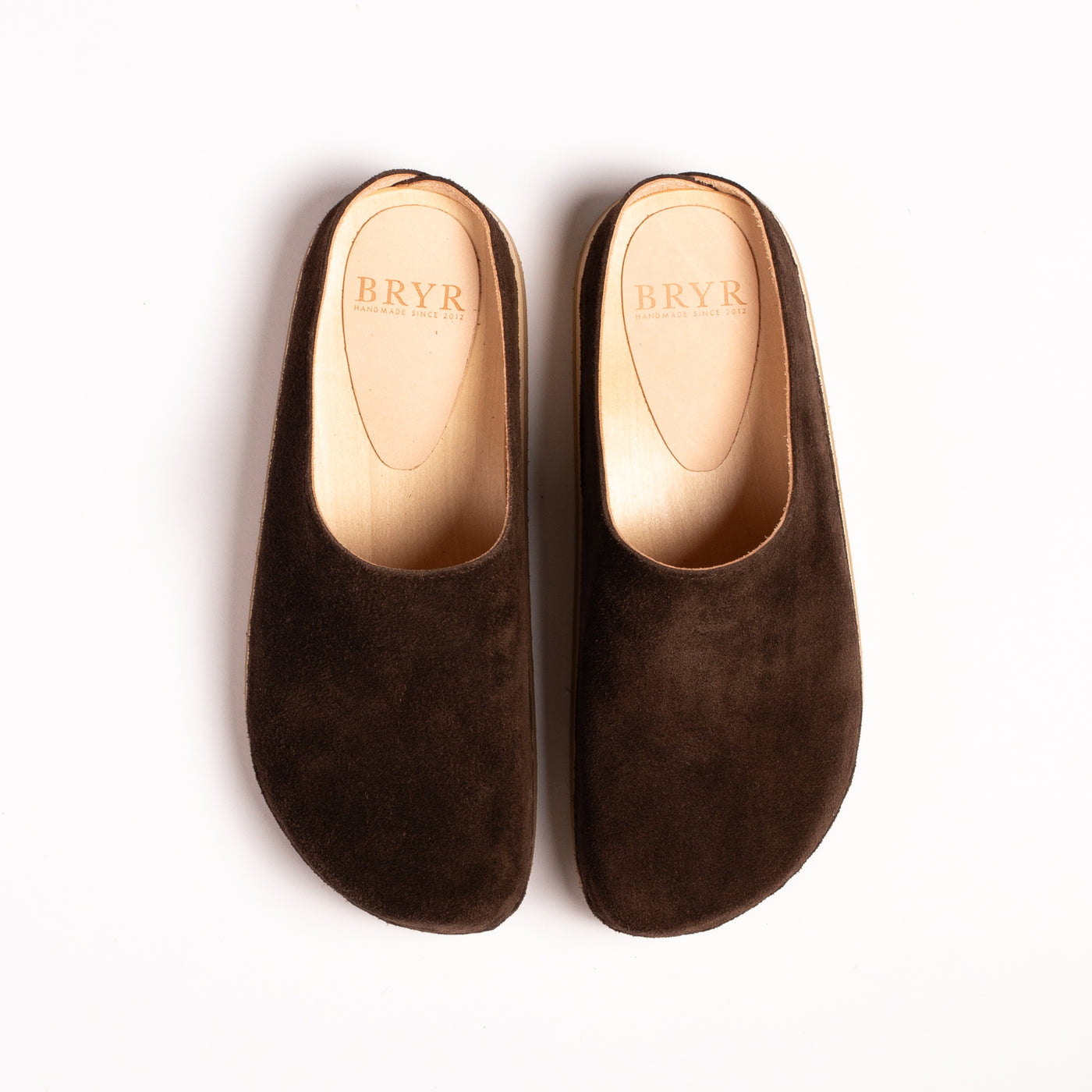 Loaf Clog in Dark Chocolate Suede