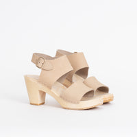 Miranda Sandal Toe in Bone Nubuck - Size 4 (T2)