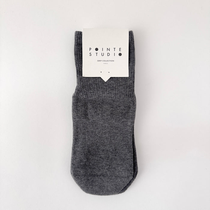 Ankle Grip Socks in Grey