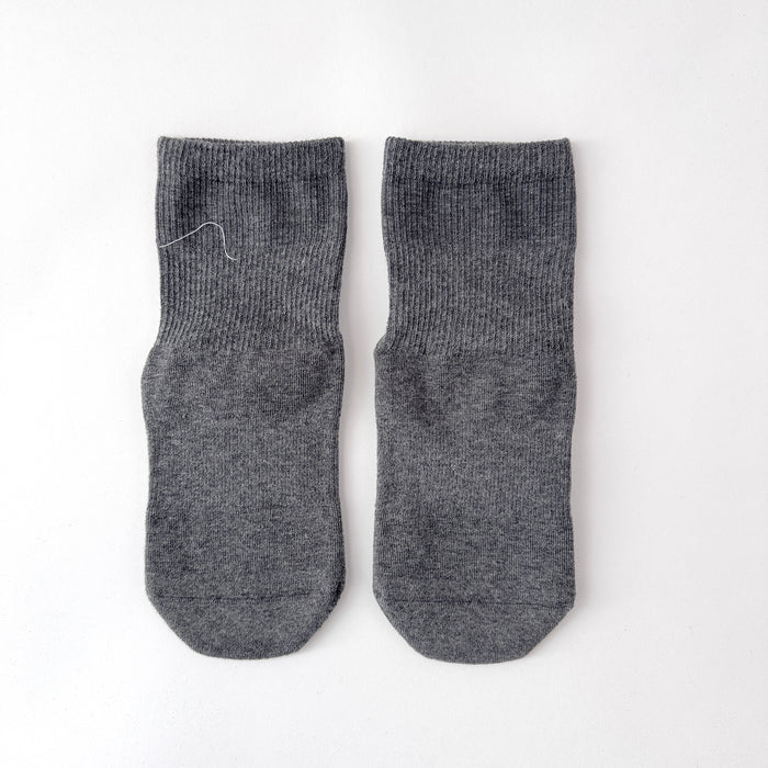 Ankle Grip Socks in Grey