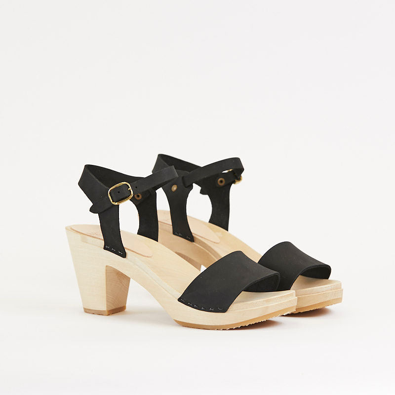 Rachel high heel in Coal (RTS) Shoes Clog