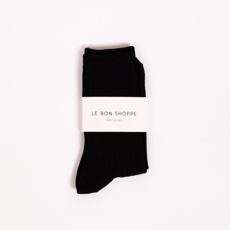 Her socks in Black