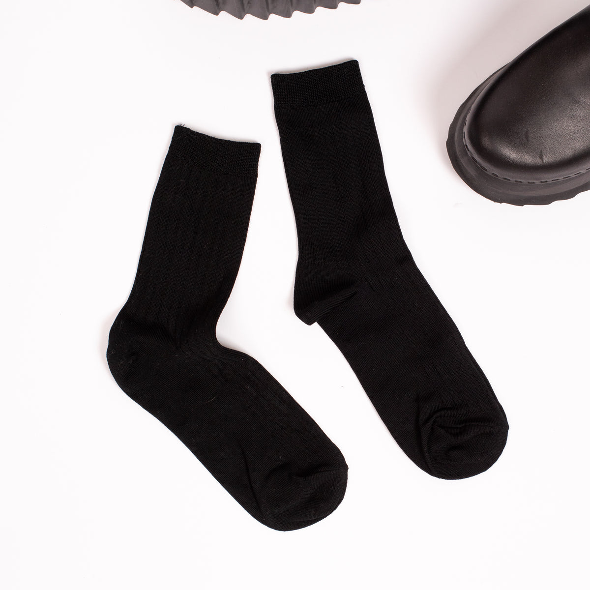 Her socks in Black