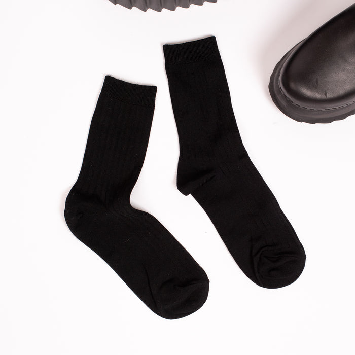 Her socks in Black