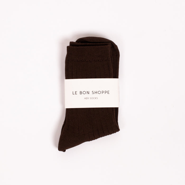 Her Socks in Chocolate