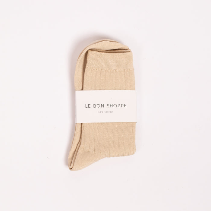 Her socks in Porcelain