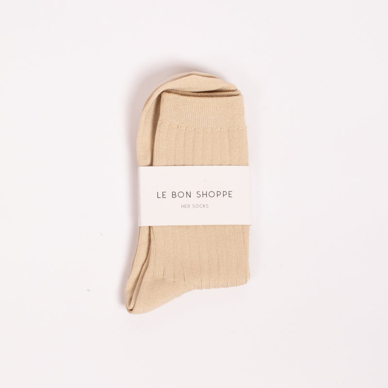 Her socks in Porcelain