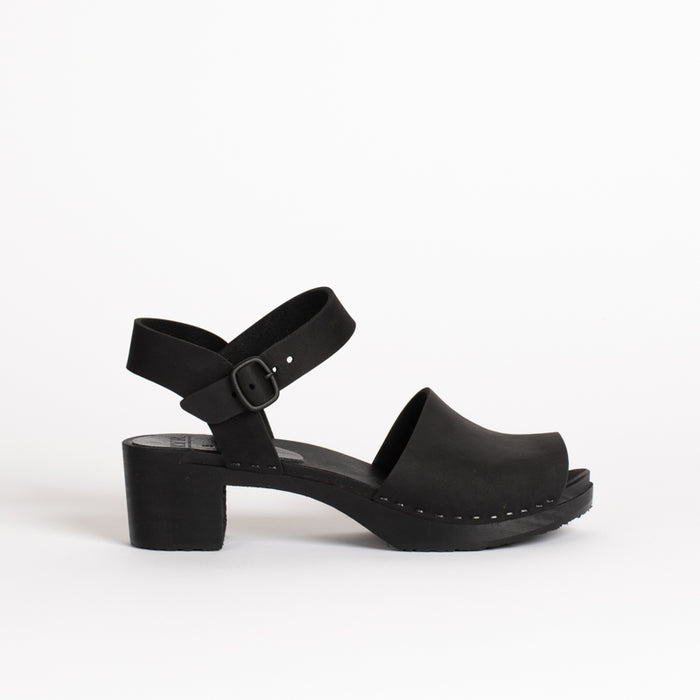 Sylvie Monochrome Spanish Toe Block Heel-Special order