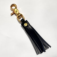 Tassel Keychain in Black