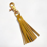 Tassel Keychain in Fennel