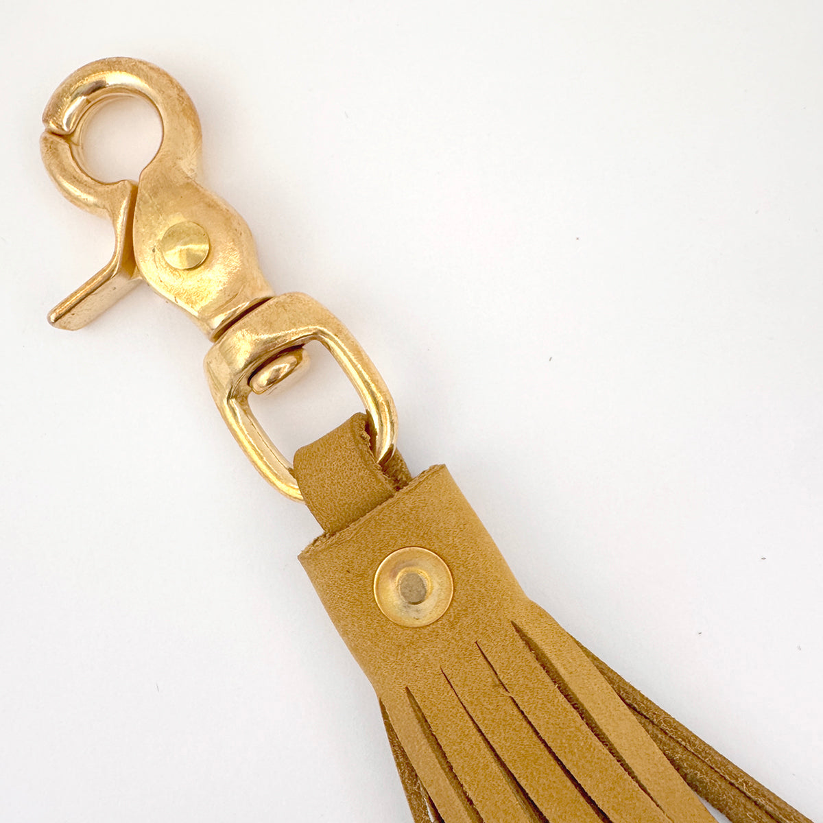 Tassel Keychain in Fennel