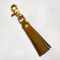 Tassel Keychain in Kelp