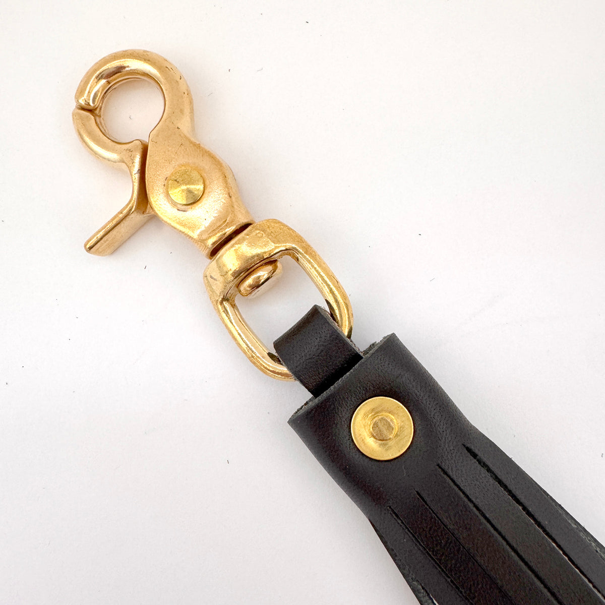 Tassel Keychain in Black