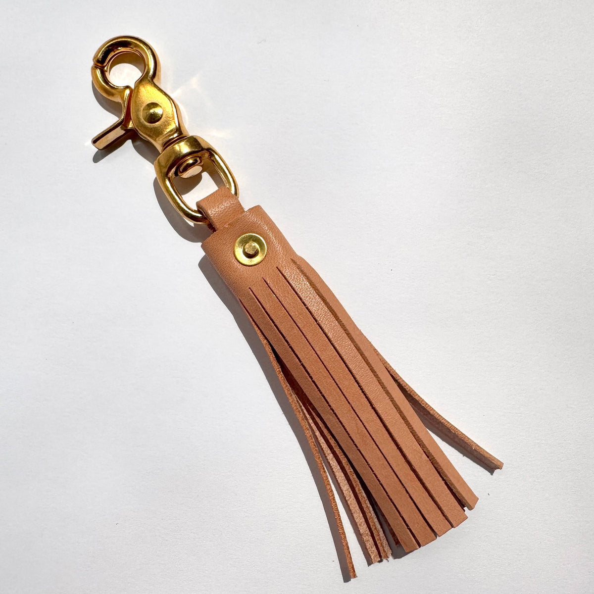 Tassel Keychain in Natural